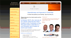 Desktop Screenshot of cambridgehypnotherapy.co.uk